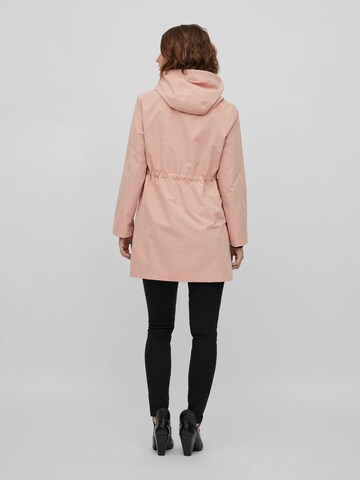 Vila Petite Between-Seasons Parka in Pink