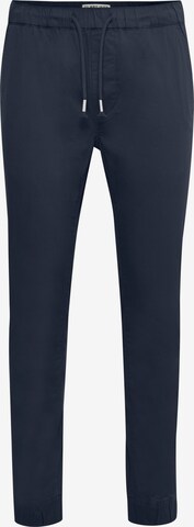 11 Project Regular Chino 'Louis' in Blauw: voorkant