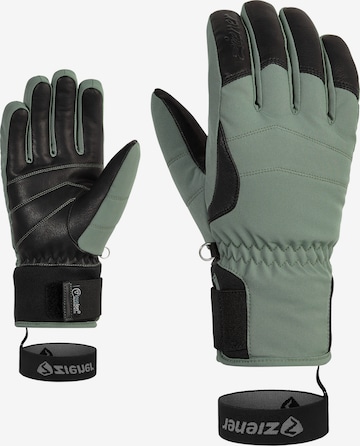 ZIENER Athletic Gloves 'KALE AS(R)' in Green: front