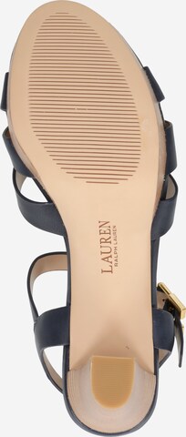 Lauren Ralph Lauren Páskové sandály 'SOFFIA' – modrá