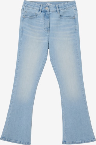 s.Oliver Flared Jeans in Blauw: voorkant