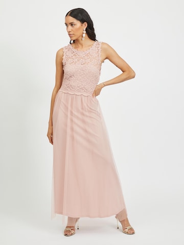 VILA Evening dress 'Lynnea' in Pink