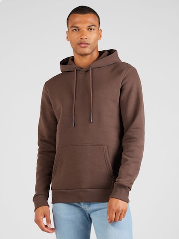 Coupe regular Sweat-shirt 'Ceres' Only & Sons en marron : devant