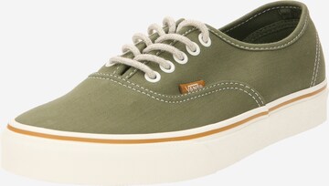 Baskets basses 'Authentic' VANS en vert : devant