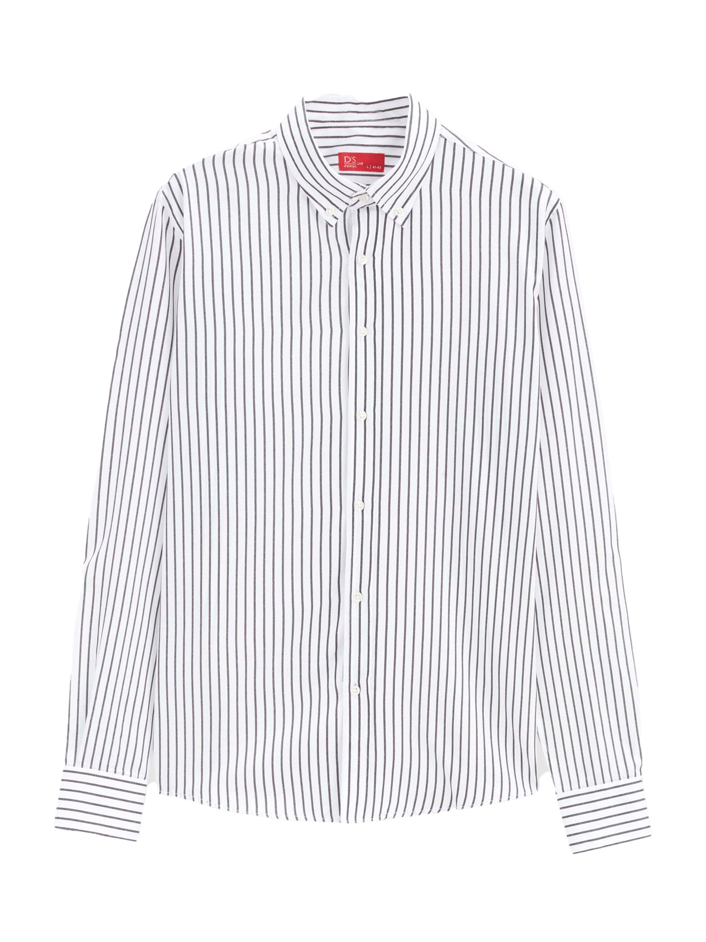 D’S Damat Button Up Shirt in White: front