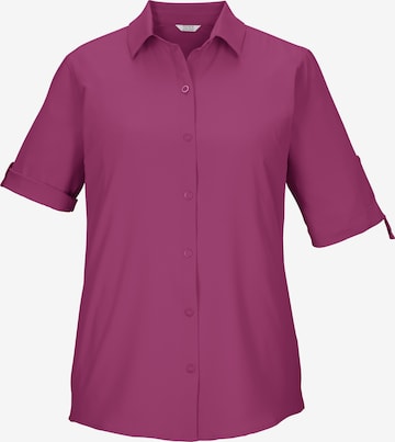 KILLTEC Funktionsbluse in Lila: Vorderseite
