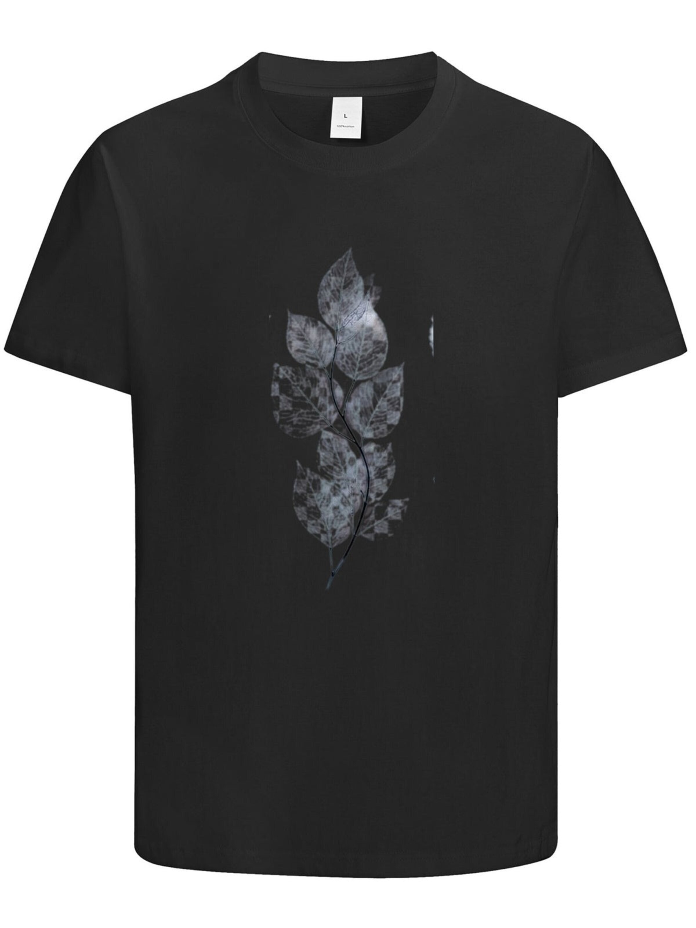 HUSKSWARE Shirt 'Grafik'‌‌‌‌‌‌‌ in Schwarz: Vorderseite