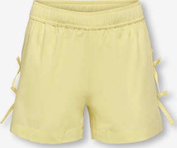 Largi Pantaloni de la ONLY GIRLS pe galben: față