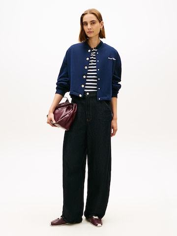 TOMMY HILFIGER Tréning dzseki - kék: elől