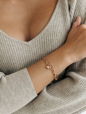 Bracelet 'Figaro' GOOD.designs en rose