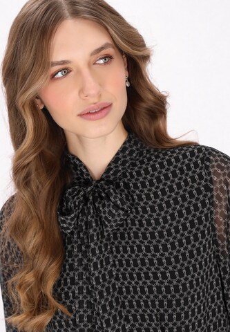 DreiMaster Klassik - Vestidos camiseiros 'Classic Look' em preto