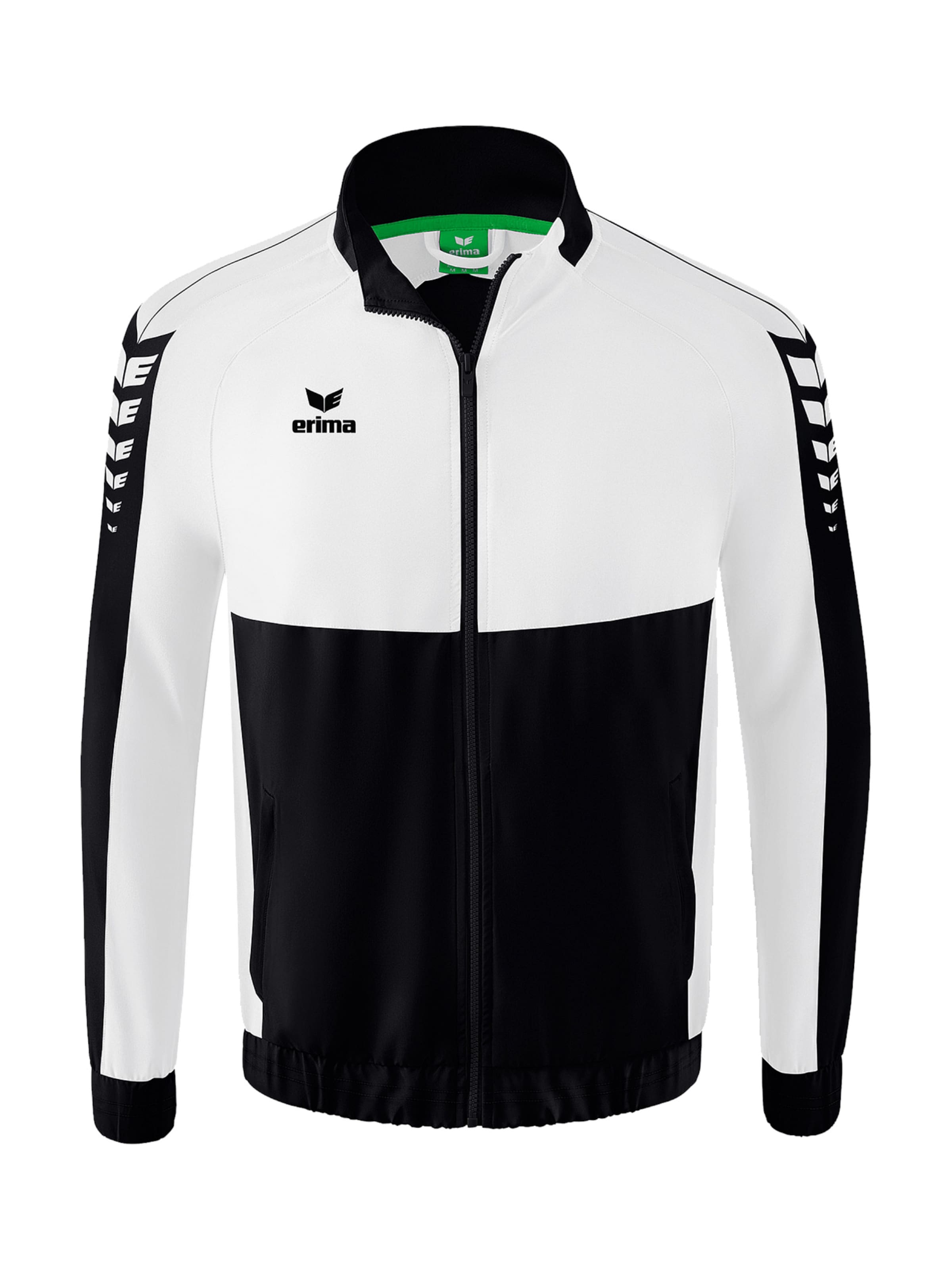 ERIMA Sportjacke in Schwarz: Vorderseite