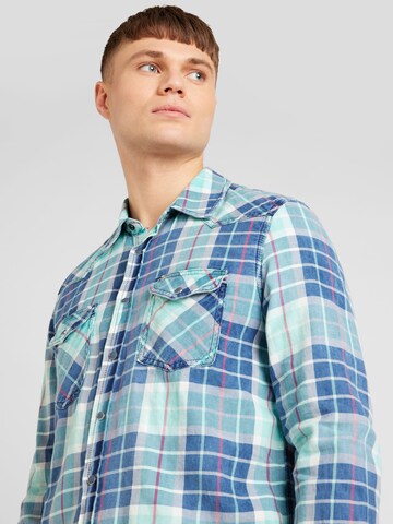 LTB Regular fit Button Up Shirt 'Rohan' in Blue