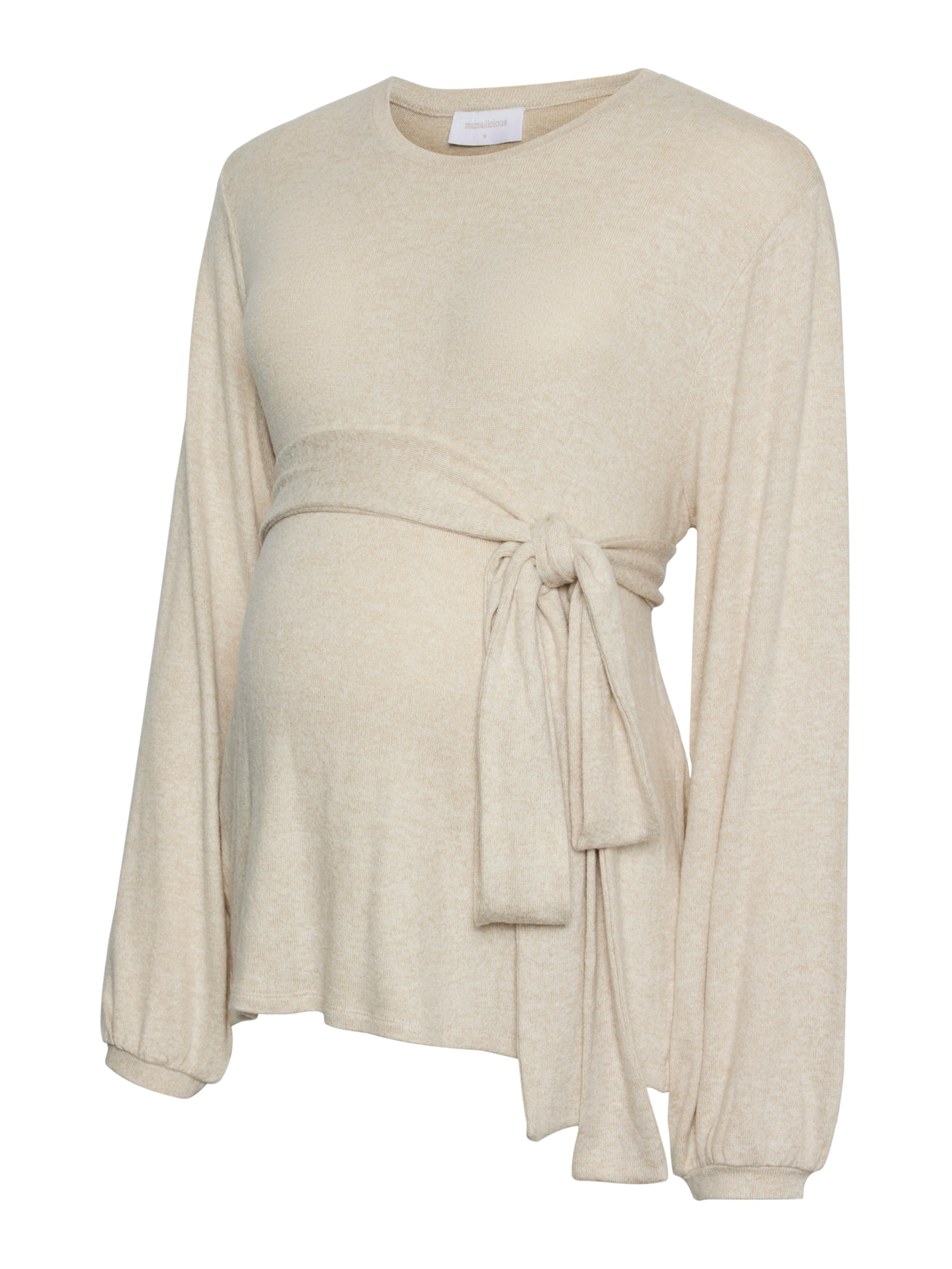 MAMALICIOUS Póló 'MLALICE VITA' - bézs: elől