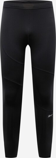 Reebok Športne hlače | črna / bela barva, Prikaz izdelka