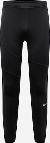 Reebok Sport Športne hlače | črna barva: sprednja stran