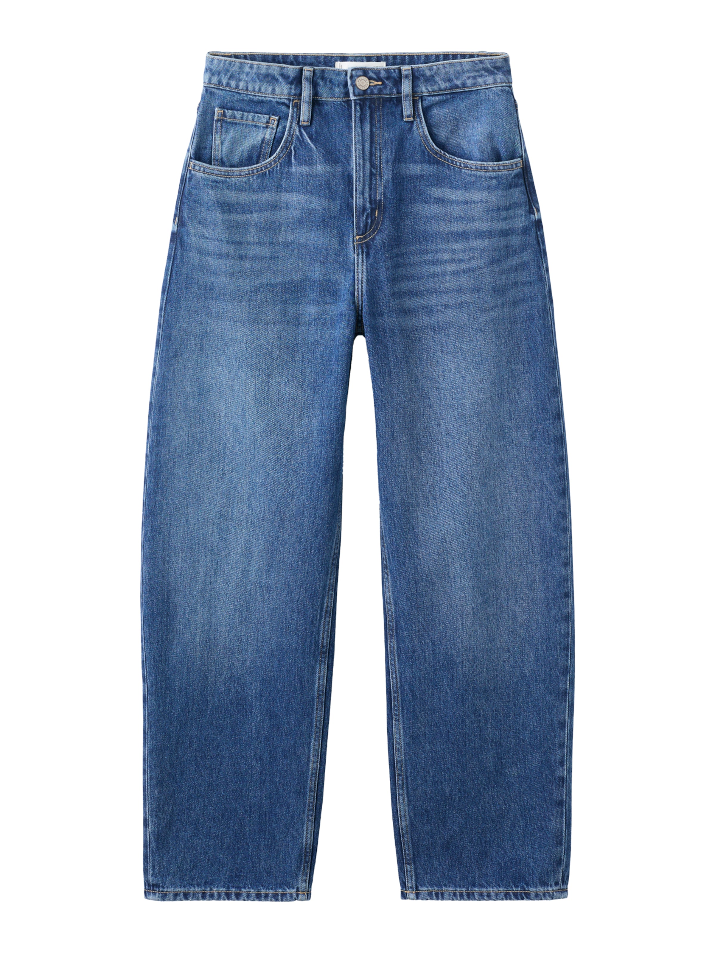 MANGO Loosefit Jeans 'BET' in Blau: Vorderseite