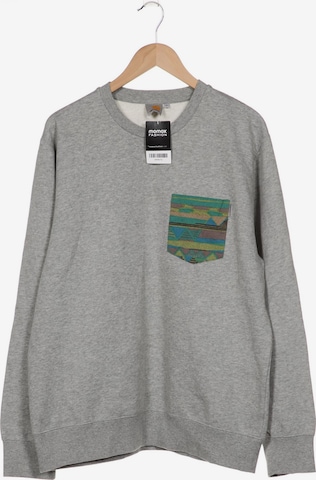 Carhartt WIP Sweatshirt & Zip-Up Hoodie in XL in Grey: front