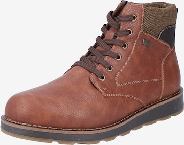 Rieker Schnürstiefel '30040' in Braun: Vorderseite