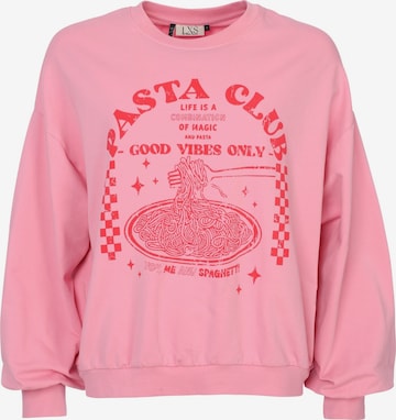 Sweat-shirt Looxs Revolution en rose : devant