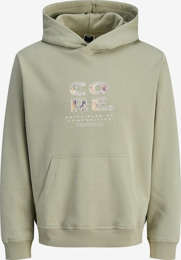 JACK & JONES Sweater majica 'JCOSTANCE' veličine XS u kaki / ljubičasta / svijetlonarančasta / bijela, Pregled proizvoda