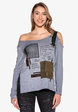 CIPO & BAXX Sweatshirt in Grau: predná strana