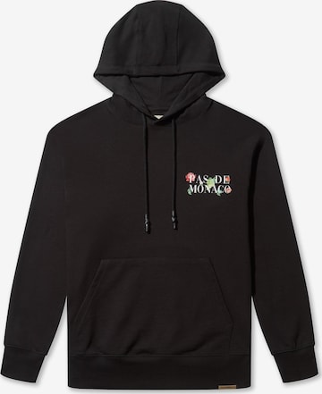 Pas De Monaco Sweatshirt 'FLORALE' in Black: front