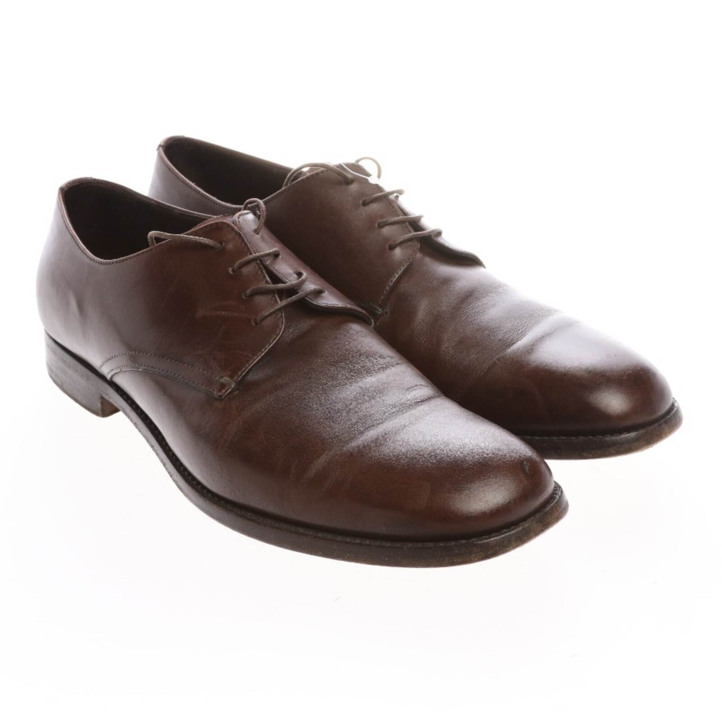 PRADA Halbschuhe 42,5 in Braun: Vorderseite