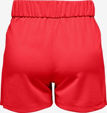 JDY Regular Shorts 'GEGGO' in Rot