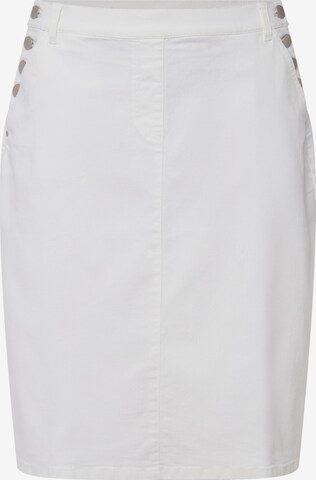 Ulla Popken Skirt in White: front