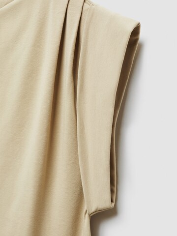 MANGO Dress 'Dates' in Beige