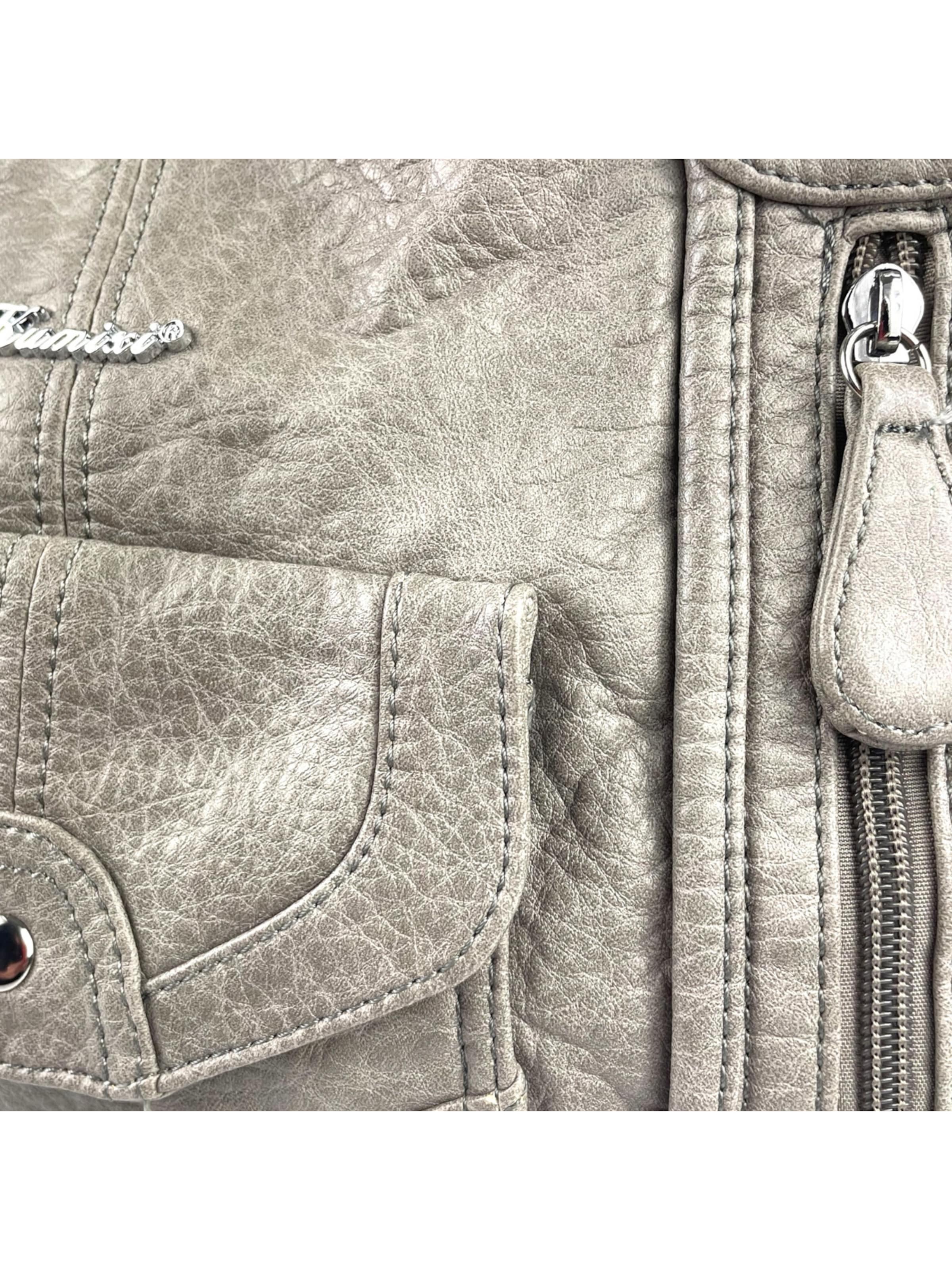 Borsa a spalla di Kumixi in grigio