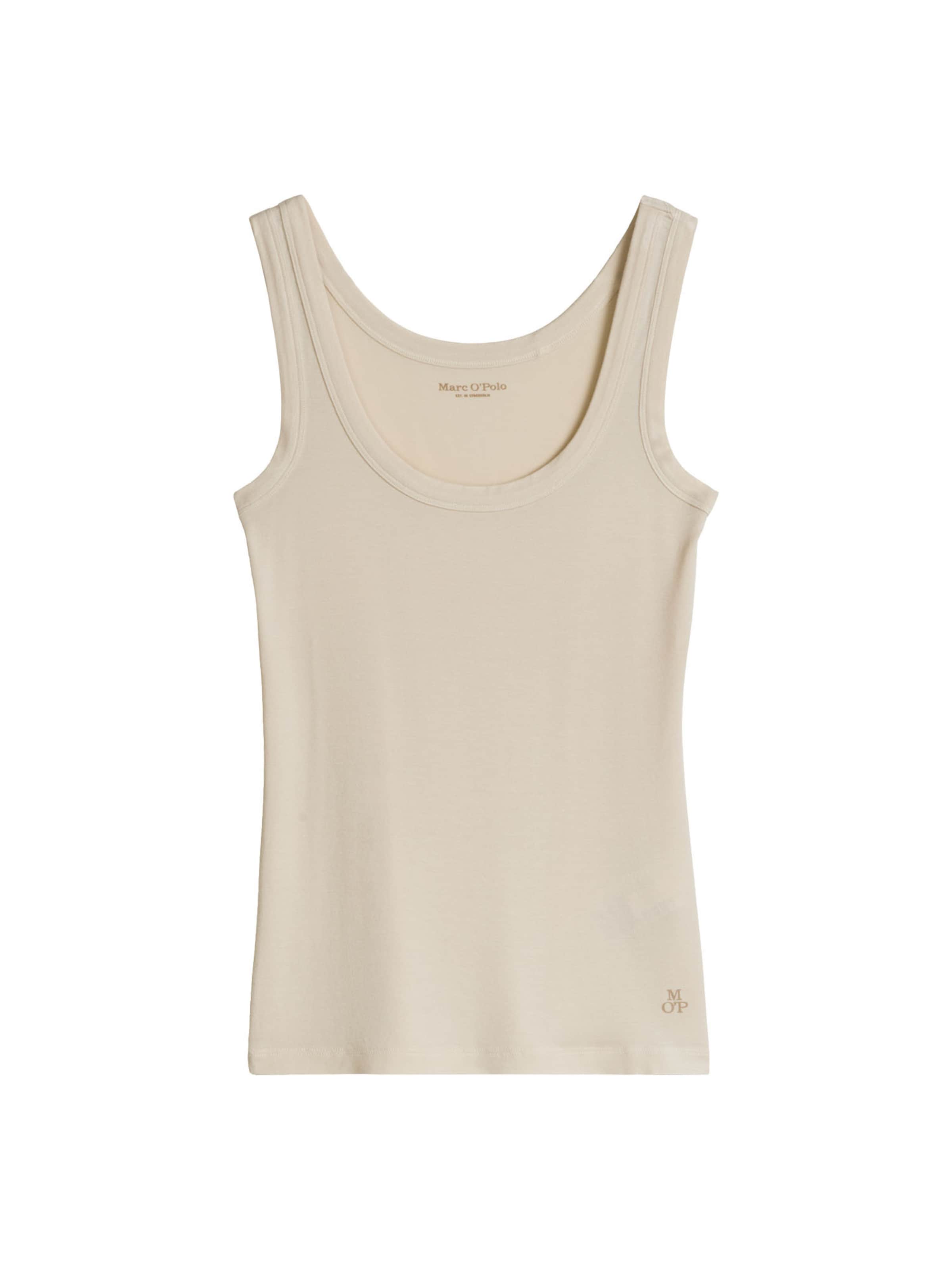 Marc O'Polo Top ' Classic ' in Beige: front