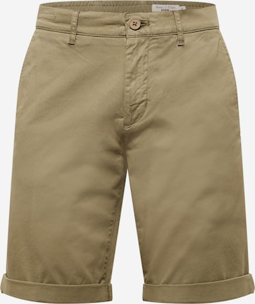 Marc O'Polo DENIM Chino Pants in Green: front