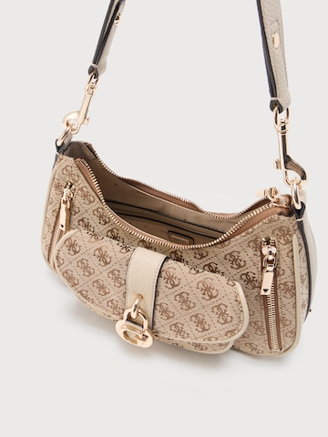 GUESS Õlakott 'JESSA', värv pruun