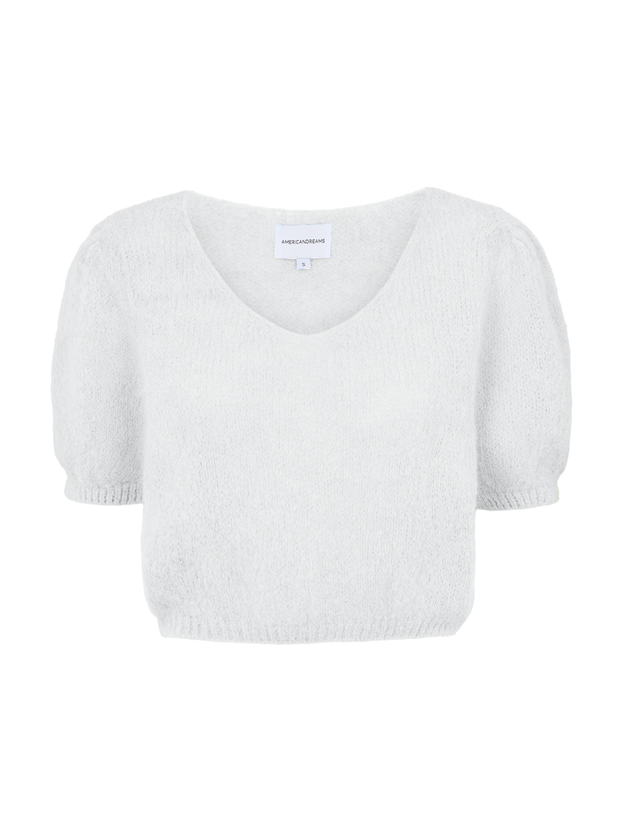 americandreams Pullover 'Lolanda'‌‌‌‌‌‌‌ in Weiß: Vorderseite