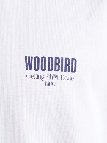 Woodbird Футболка 'Beam Pho' в Белый