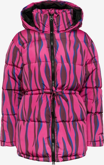 Y.A.S Winter jacket 'Zeela' in Blue / Plum / Pink, Item view