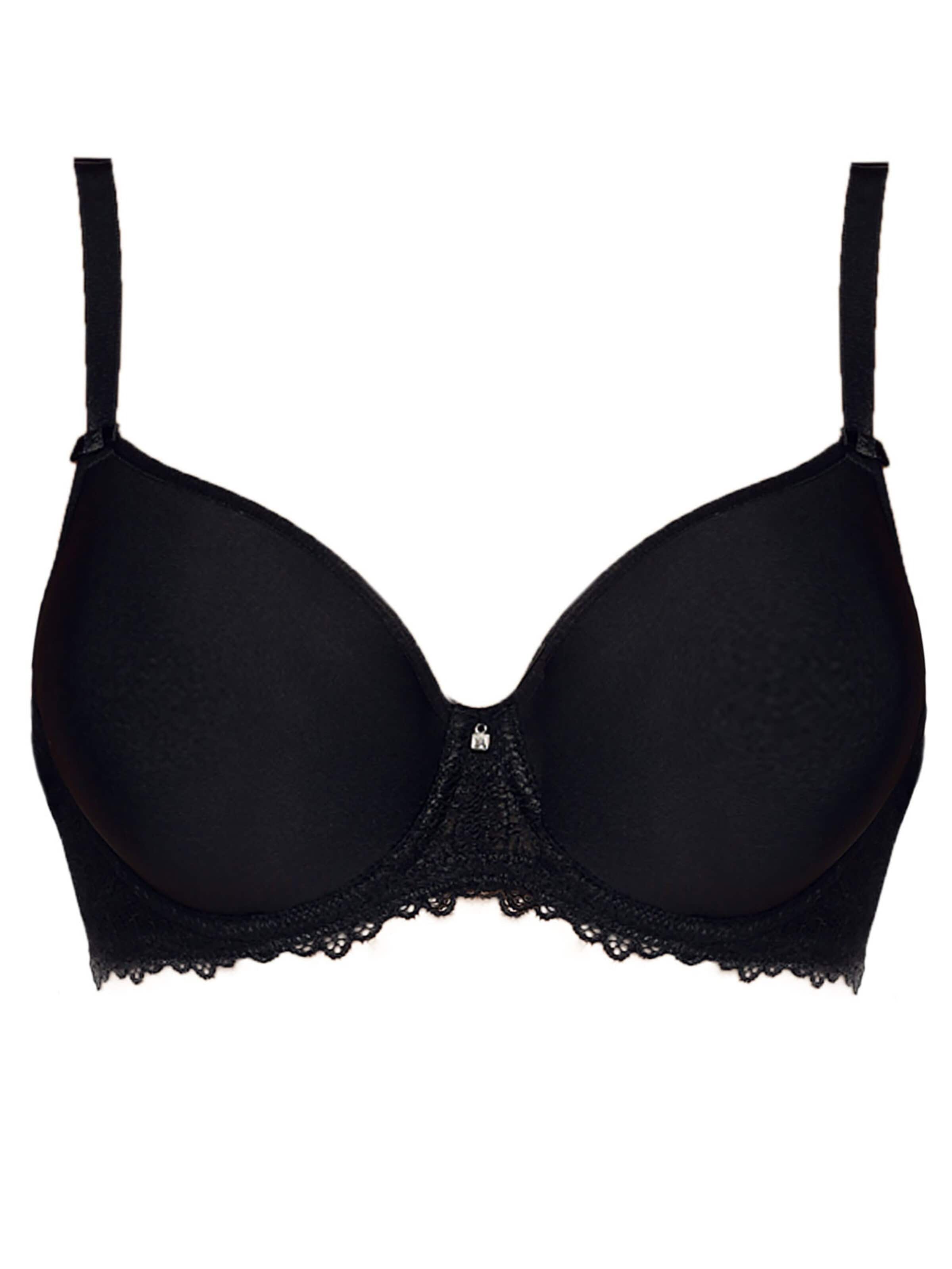 VIANIA Bra 'Leni' in Black: front