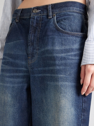 TOPSHOP Wide Leg Jeans 'Gilmore' in Blau
