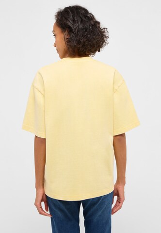 MUSTANG T-Shirt 'Style Welby ' in Gelb