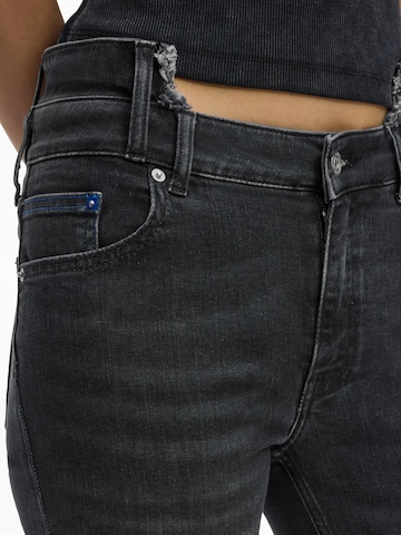 melns KARL LAGERFELD JEANS Šaurs Džinsi