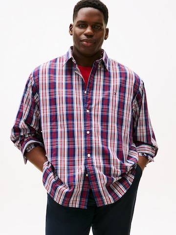 Tommy Hilfiger Big & Tall Regular Fit Hemd in Blau: Vorderseite