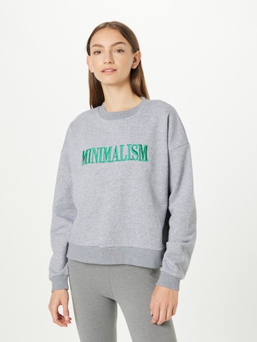 Athlecia Sportief sweatshirt 'Aurore' in Grijs: voorkant