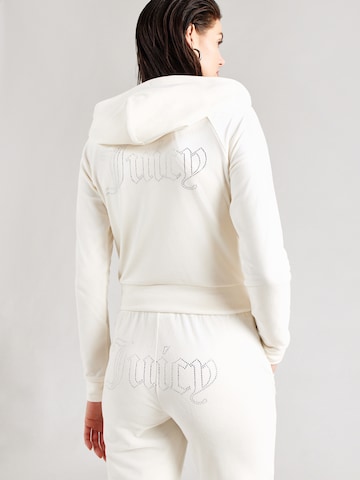 Juicy Couture Tepláková bunda 'MADISON' - Biela: predná strana