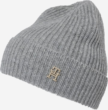 TOMMY HILFIGER Beanie in Grey: front
