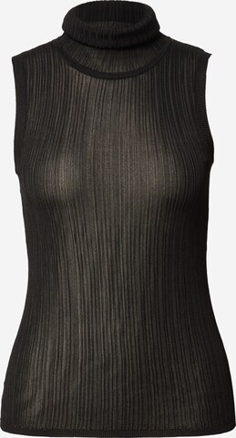 Karen Millen Knitted Top in Black: front