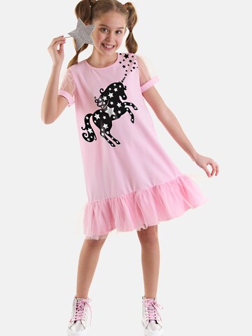 Denokids Dress in Pink: front