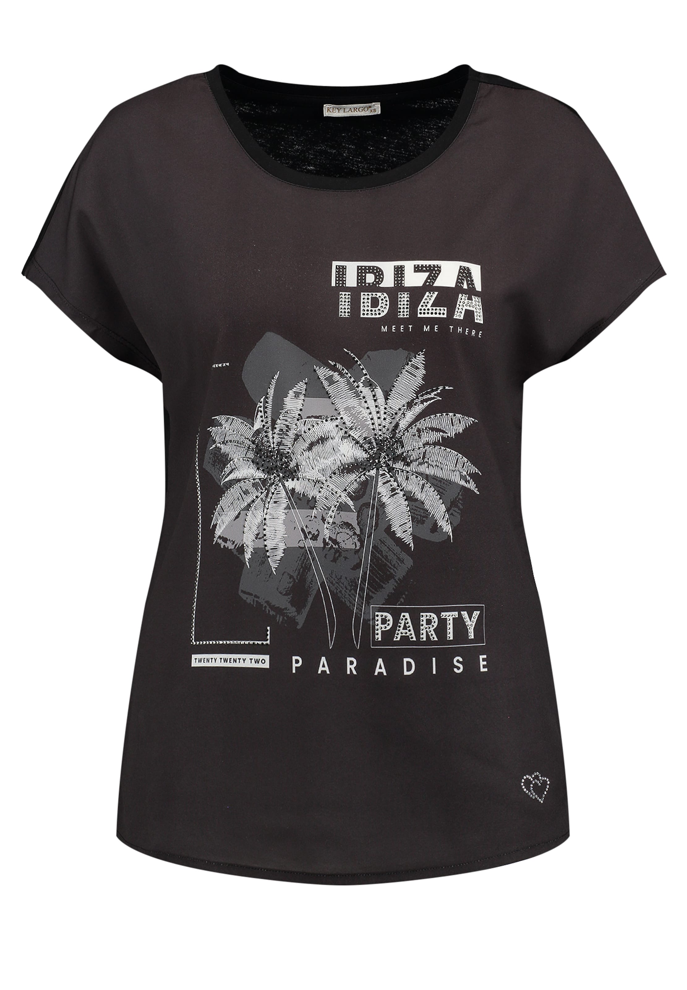 Key Largo Shirts 'Ibiza' i sort: forside