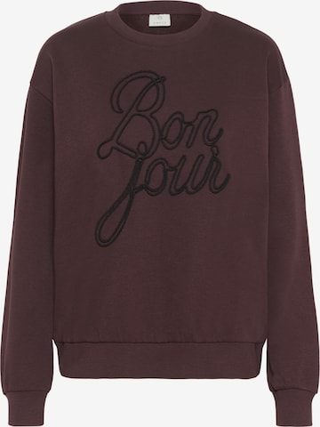 Kaffe Sweatshirt 'KABerta' in Purple: front